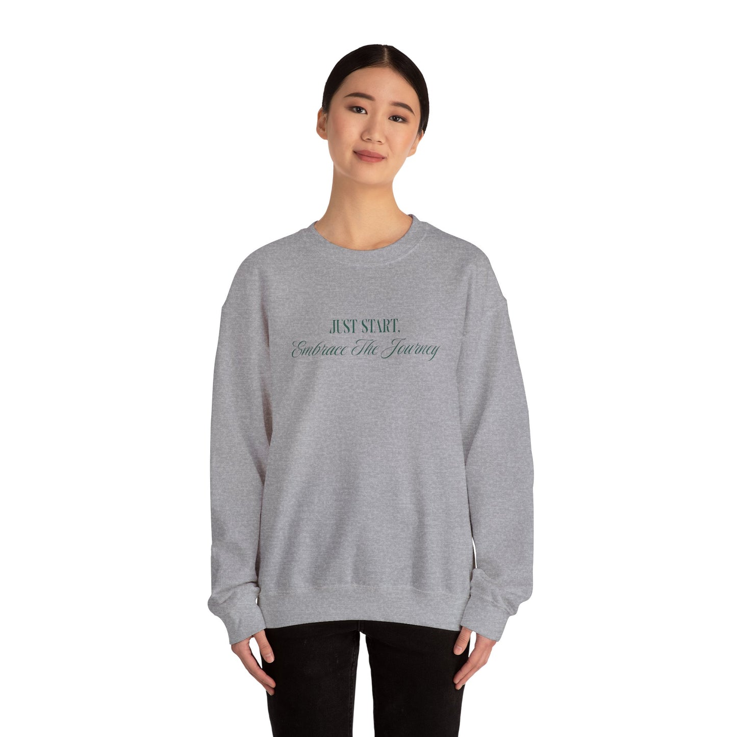 Just Start Unisex Crewneck Sweatshirt