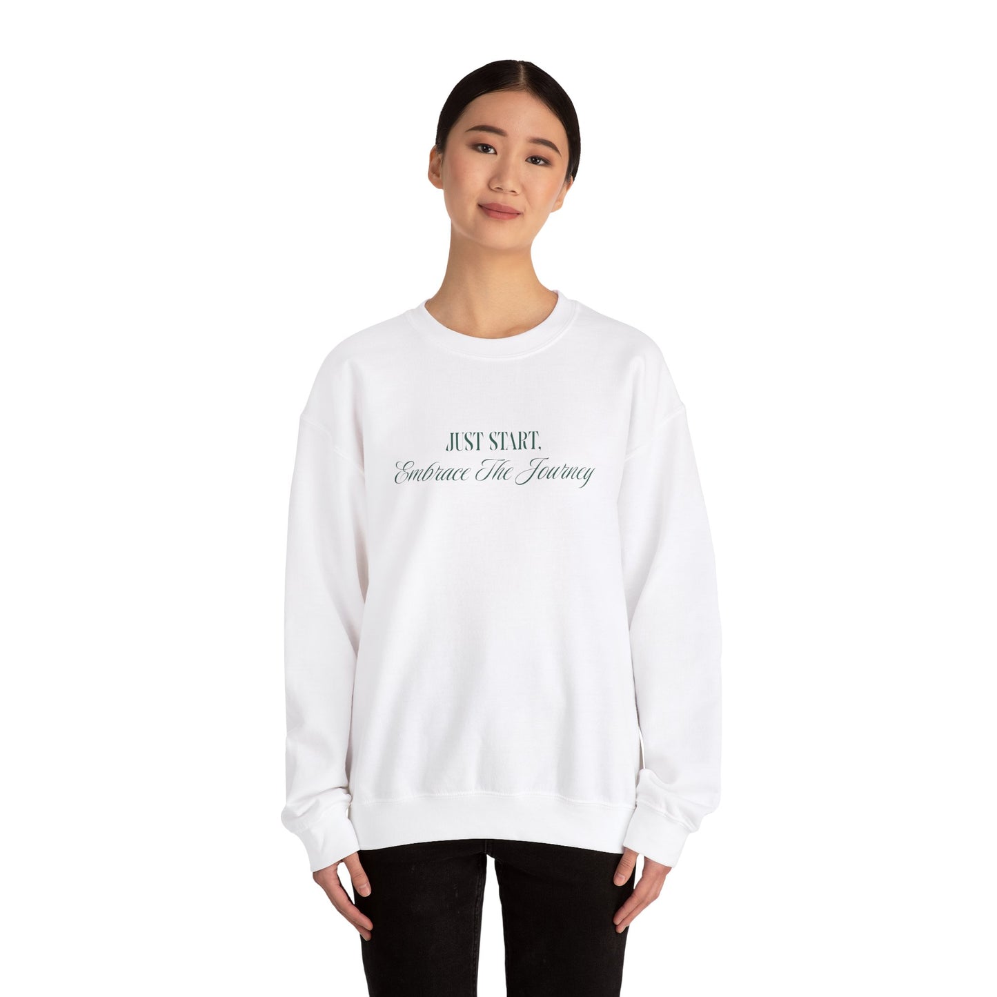 Just Start Unisex Crewneck Sweatshirt