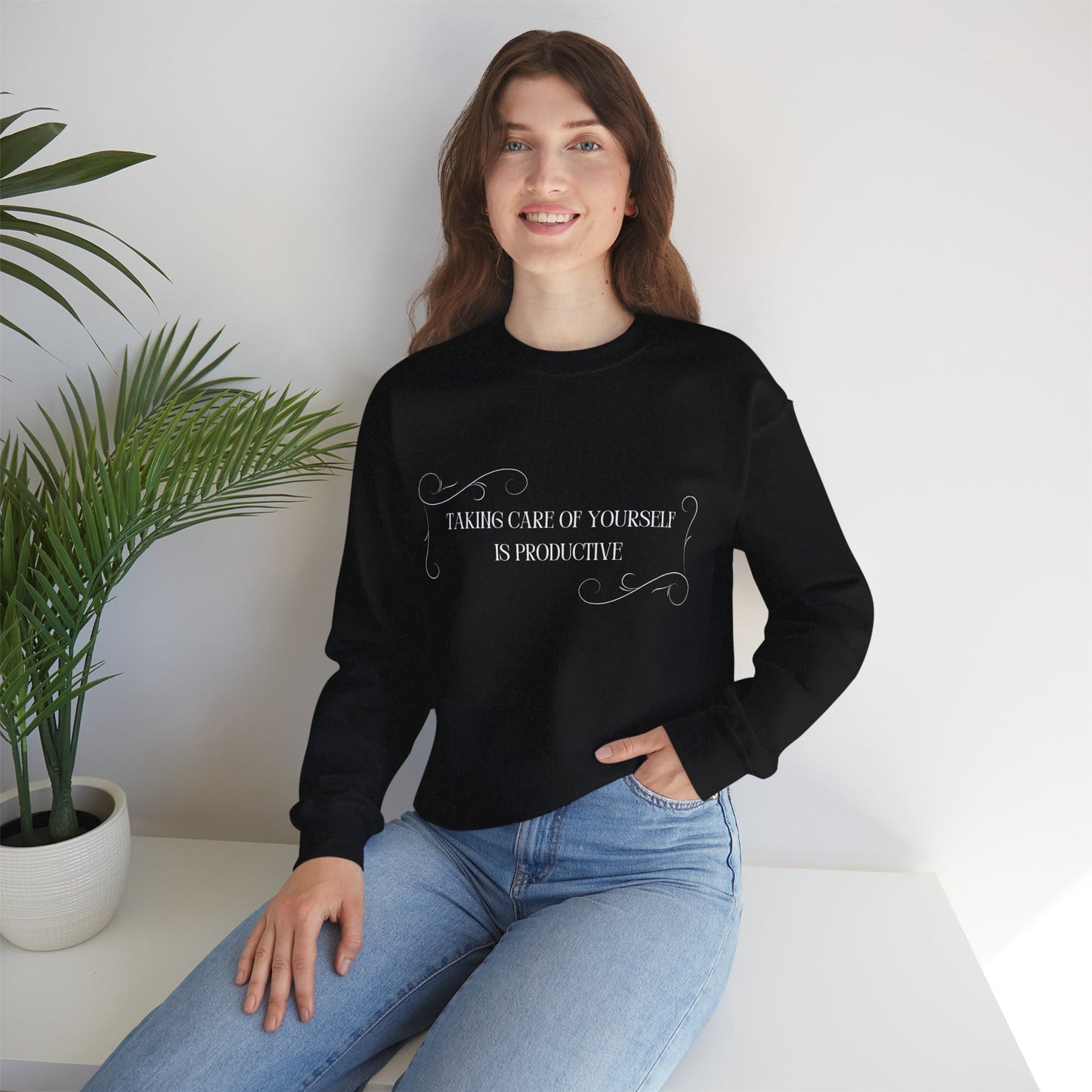 Take Care of Yourself Unisex Crewneck Sweatshirt