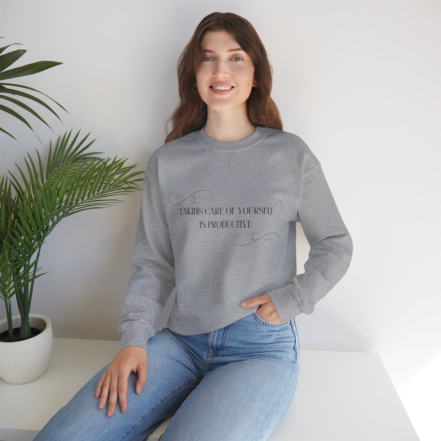 Take Care of Yourself Unisex Crewneck Sweatshirt